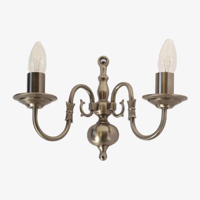 John Lewis Impex Flemish Double Arm Wall Light