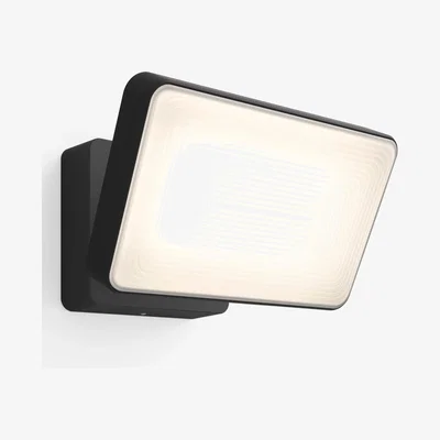 John Lewis Philips Hue White and Colour Ambiance Discover LED Smart Outdoor Floodlight, Black