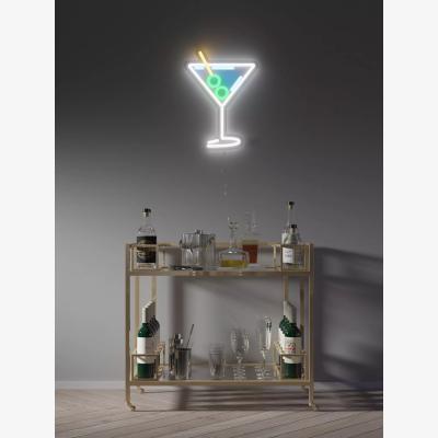 John Lewis Yellowpop Icon Dirty Martini LED Neon Sign, Multi