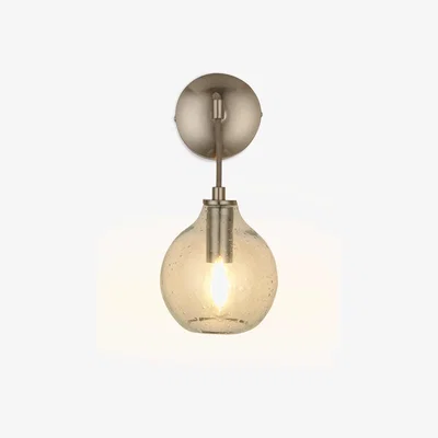John Lewis John Lewis & Partners Selsey Wall Light, Blue Tinted
