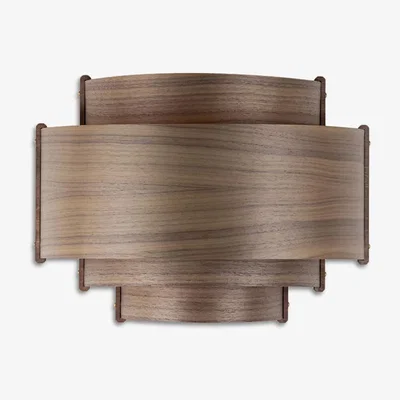 John Lewis Tom Raffield Leven Wall Light, Oak