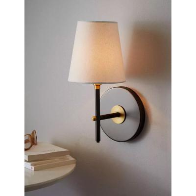 John Lewis west elm Arc Mid-Century Single Sconce Wall Light, Antique Bronze/White