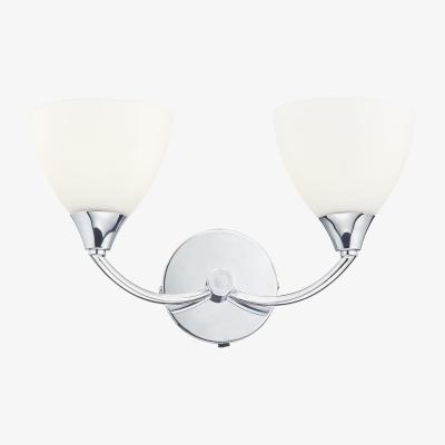 Knees dar lighting WAT0950-LED Watson Double Wall Bracket Polished Chrome Led