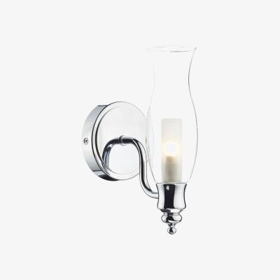 Knees dar lighting VES0750 Vestry 1 Light Wall Bracket Polished Chrome IP44