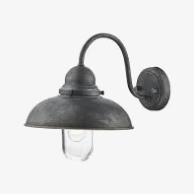 Knees dar lighting DYN0737 Dynamo 1 Light Wall Bracket Aged Iron IP44