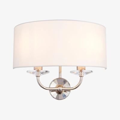 Knees Hillston 2 Light Wall Light - Silver