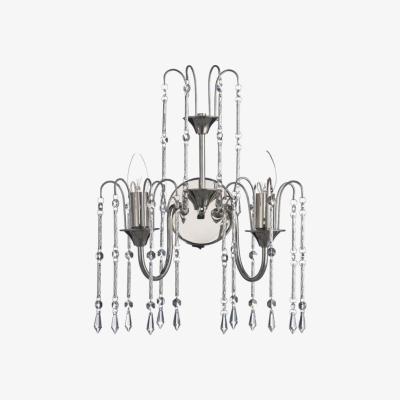 Knees dar lighting DAN0938 Daniella 2 Light Wall Bracket Polished Nickel