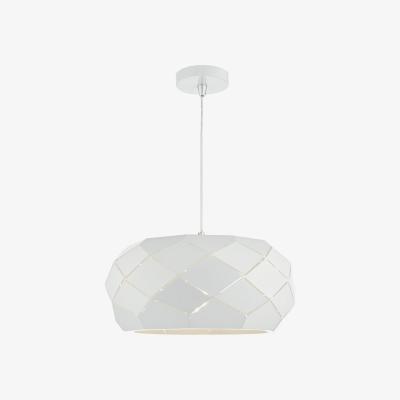 Knees dar lighting Cob012 Coby Faceted Metal Pendant White