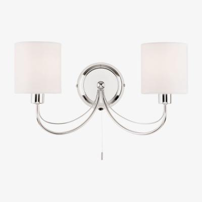 Knees Poppy 2 Light Wall Light - Chrome