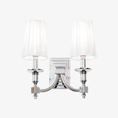 Knees Domina 2 Light Wall Light - Silver