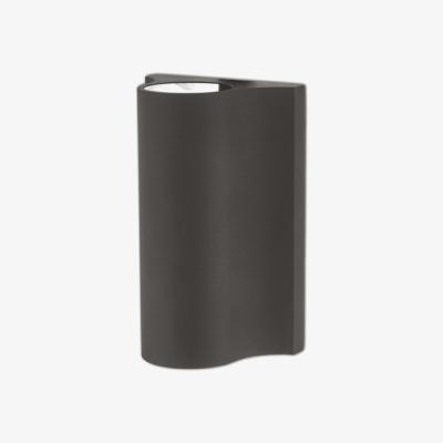 Knees Dar Lighting HAX2137 Haxton Outdoor Wall Light Grey Complete With Speaker LED IP44