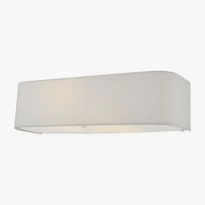 Knees dar lighting RON092 Ronda 2 Light Wall Light Ivory