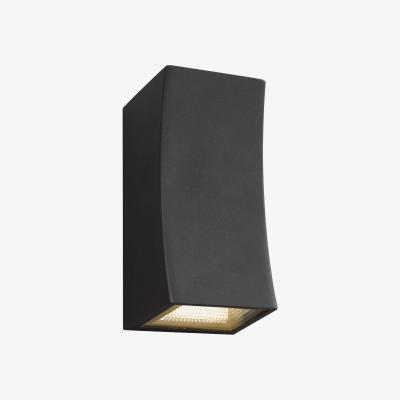 Knees dar lighting EXE2137 Exeter 2 Light Wall Light Gun Metal Grey IP44 LED