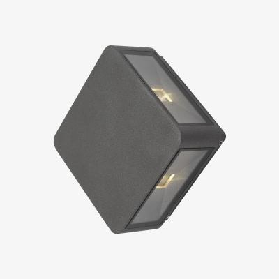 Knees dar lighting WEI2139 Weiss 4 Light Wall Light Square Anthracite IP65 LED