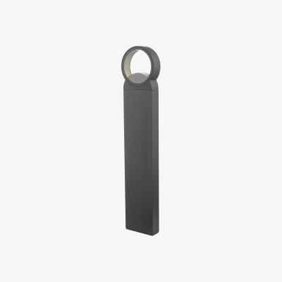 Knees dar lighting REO4539 Outdoor Post With Square Light Anthracite IP65 LED