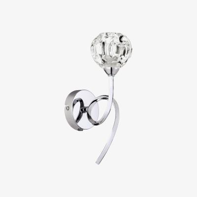 Knees dar lighting BAB0750 Babylon Single Wall Bracket Polished Chrome
