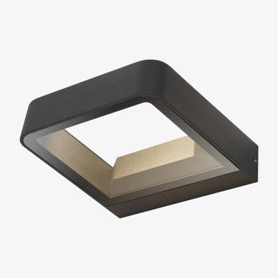 Knees dar lighting MAL3239 Malone Square Outdoor Up and Down LED Wall Light IP65