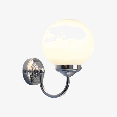 Knees dar lighting BAR0750 Barclay Wall Bracket complete with Switch Polished Chrome IP44