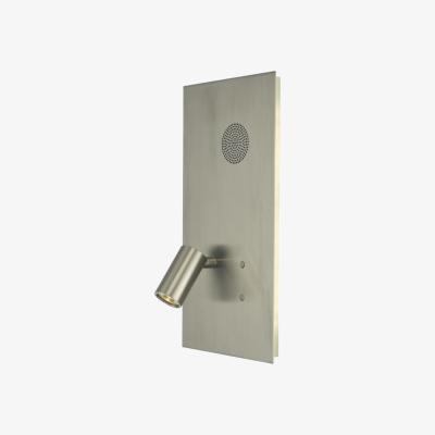Knees Dar Lighting ETA7146 Eta Wall Light Satin Nickel LED Complete With Speaker