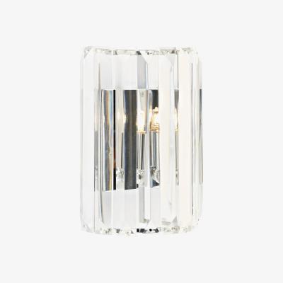 Knees dar lighting SKE0750 Sketch 1 Light Crystal Wall Bracket Polished Chrome