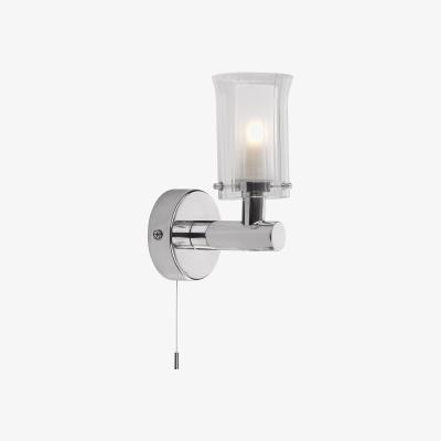 Knees dar lighting ELB0750 Elba Single Wall Bracket Polished Chrome IP44