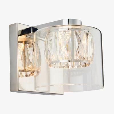 Knees Sanga 1 Light Small Wall Light - Chrome