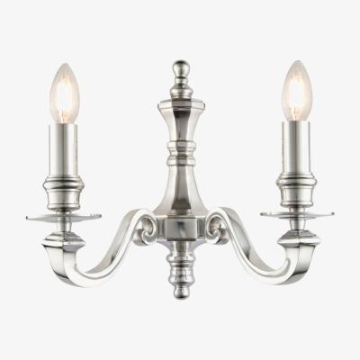 Knees Thebes 2 Light Wall Light - Silver