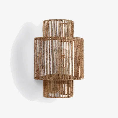 La Redoute Yaku 30cm Hemp Wall Light