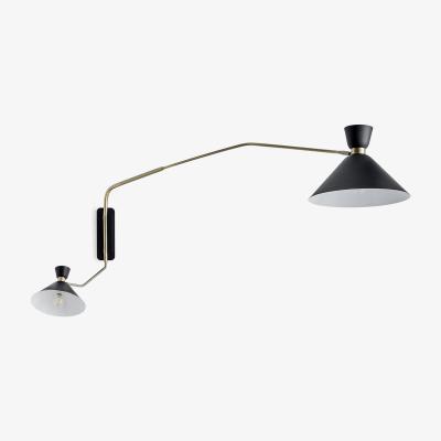 La Redoute Zoticus XL Double Wall Light in Aged Brass