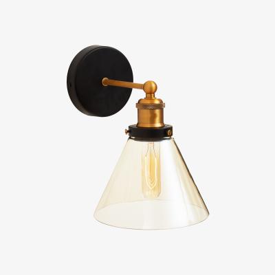 La Redoute Hanging Glass Shade Wall Light Matt Black