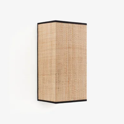 La Redoute Dolkie Rectangular Raffia Wall Light