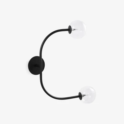 La Redoute Macha Metal and Glass Double Wall Light