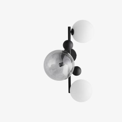 La Redoute Bullesco Smoked Glass & Metal Wall Light