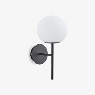 La Redoute Atea Metal & Opaline Wall Light