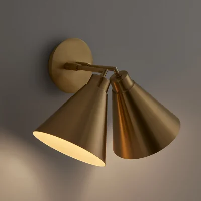 La Redoute Hiba Metal Double Wall Light