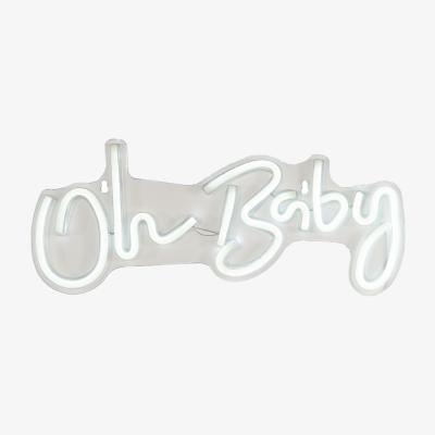 La Redoute Neon Oh Baby Sign LED Wall Light