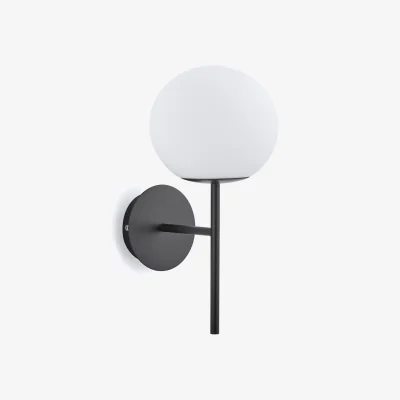 La Redoute Atea Opaline Glass and Metal Wall Light