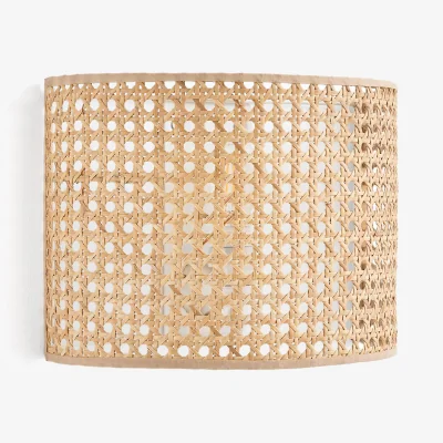 La Redoute Dolkie Rattan Cane Wall Light
