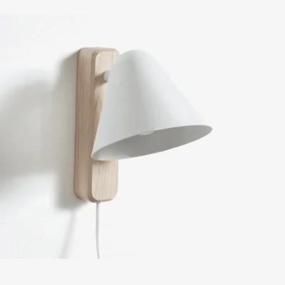 La Redoute Cotapi Contemporary Wall Light in Ash & Metal