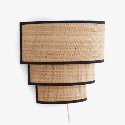 La Redoute Dolkie Raffia Triple Level Wall Light