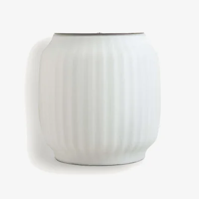 La Redoute Canelé Opaline Glass Wall Lamp