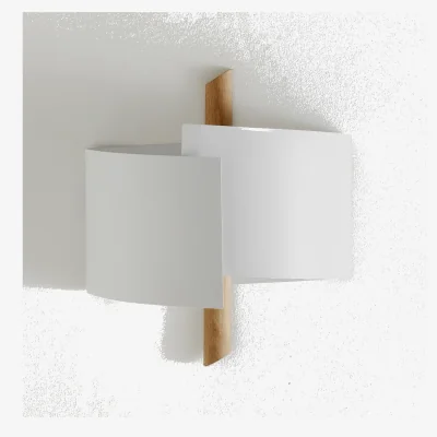 La Redoute Stolico Beech & Metal Wall Light