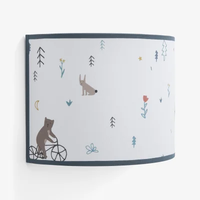 La Redoute Rodolphe Animals Cotton Wall Light