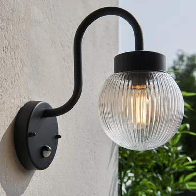 La Redoute Elliston Ribbed Glass Wall Light