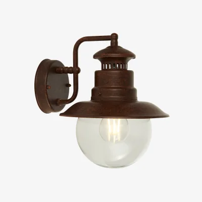 La Redoute Outdoor Brown Fisherman Style Wall Light