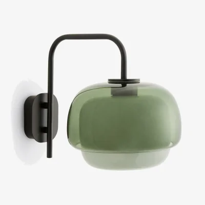 La Redoute Kinoko Coloured Glass and Metal Wall Light