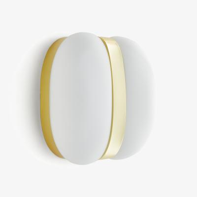 La Redoute Sitira Brass & Opaline Glass Wall Light