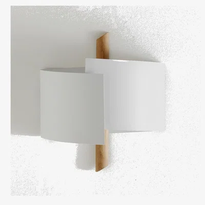 La Redoute Stolico Beech & Metal Wall Light
