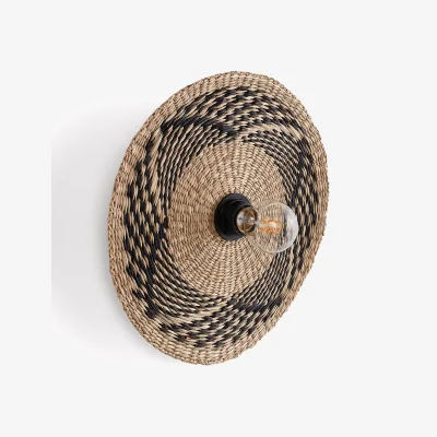 La Redoute Rozeta 34cm Diameter Woven Wall Light