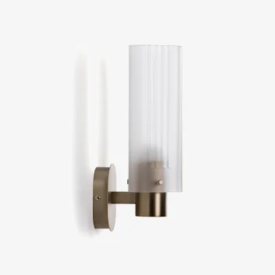 La Redoute Strozzi Glass and Metal Wall Light by E.Gallina